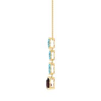Marquise and Pear Necklace