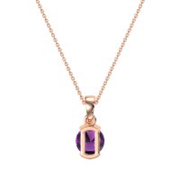 Modern Solitaire Necklace
