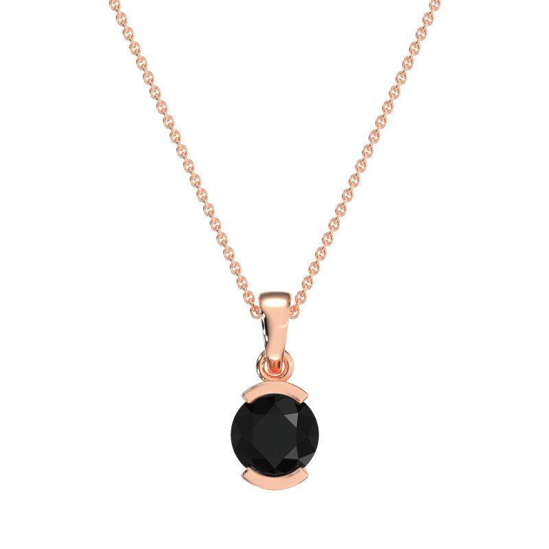 Modern Solitaire Necklace