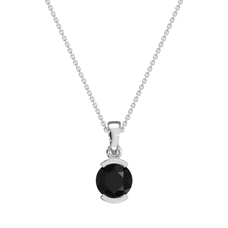 Modern Solitaire Necklace
