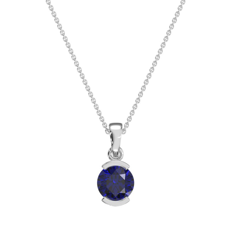 Modern Solitaire Necklace