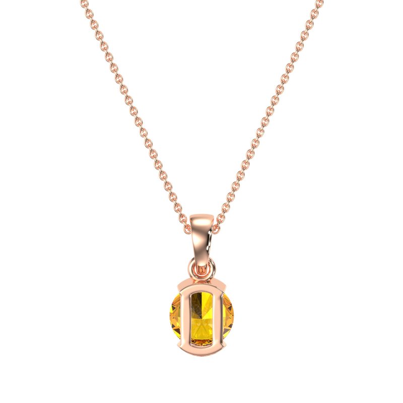 Modern Solitaire Necklace