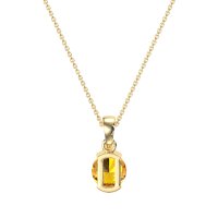 Modern Solitaire Necklace