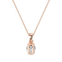Modern Solitaire Necklace