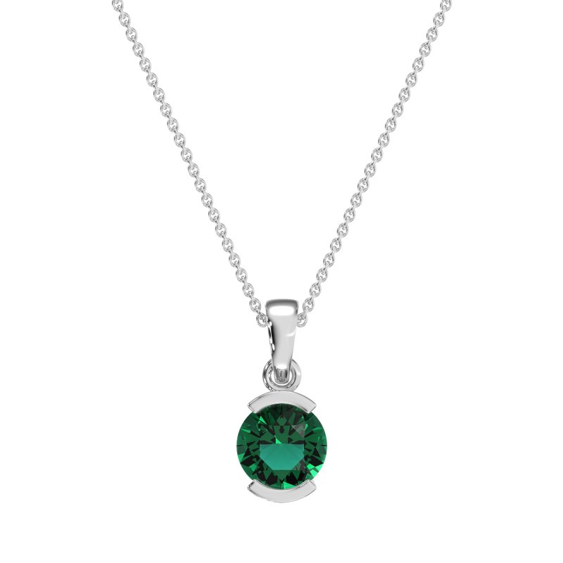 Modern Solitaire Necklace