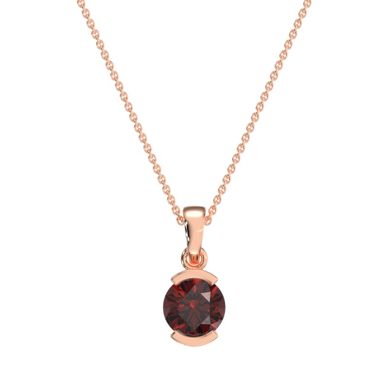 Modern Solitaire Necklace