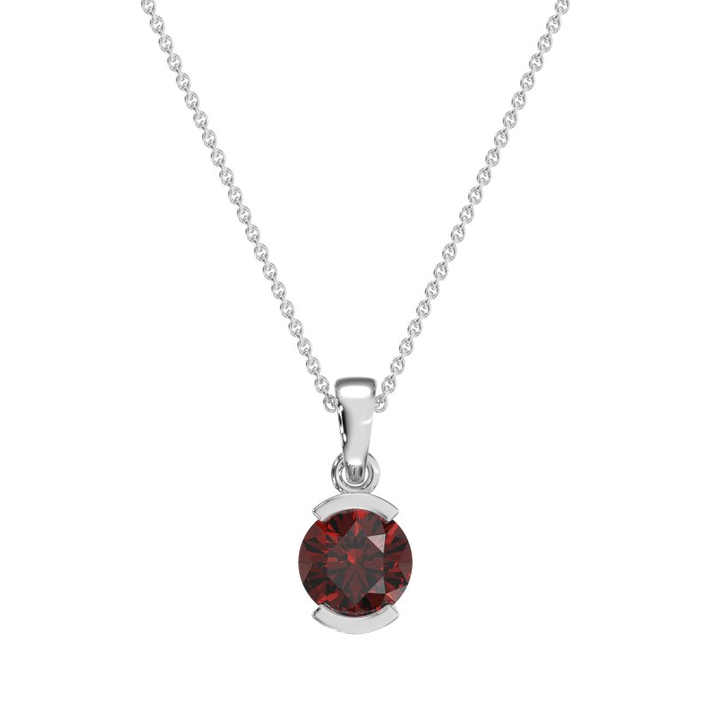 Modern Solitaire Necklace