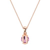 Modern Solitaire Necklace