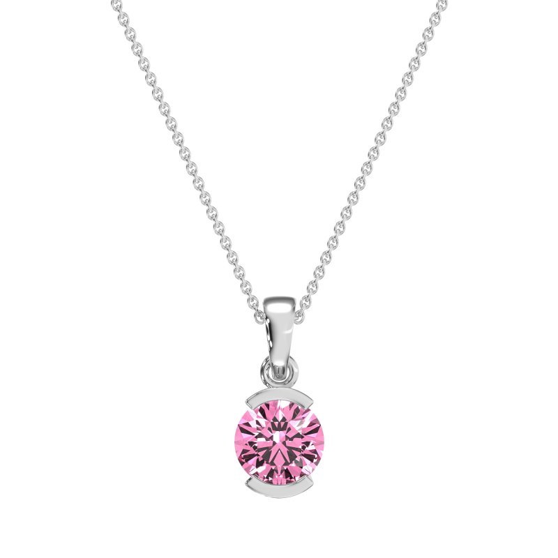 Modern Solitaire Necklace