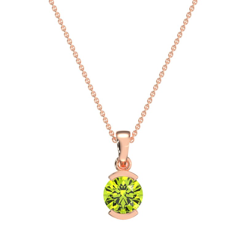 Modern Solitaire Necklace