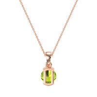 Modern Solitaire Necklace