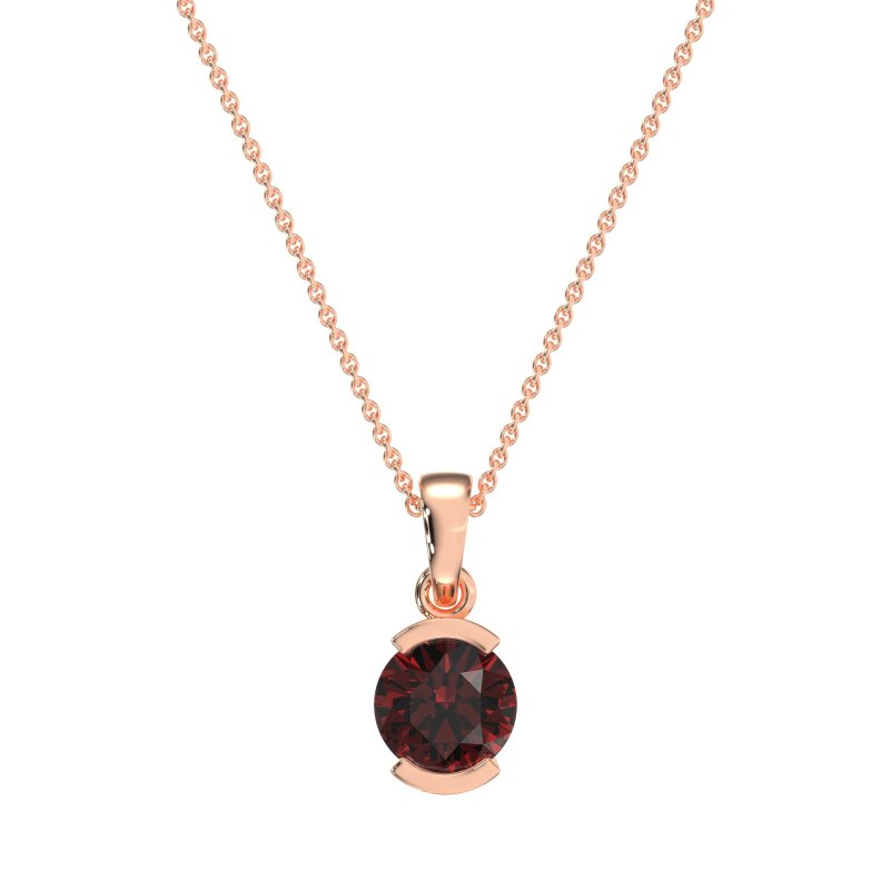 Modern Solitaire Necklace