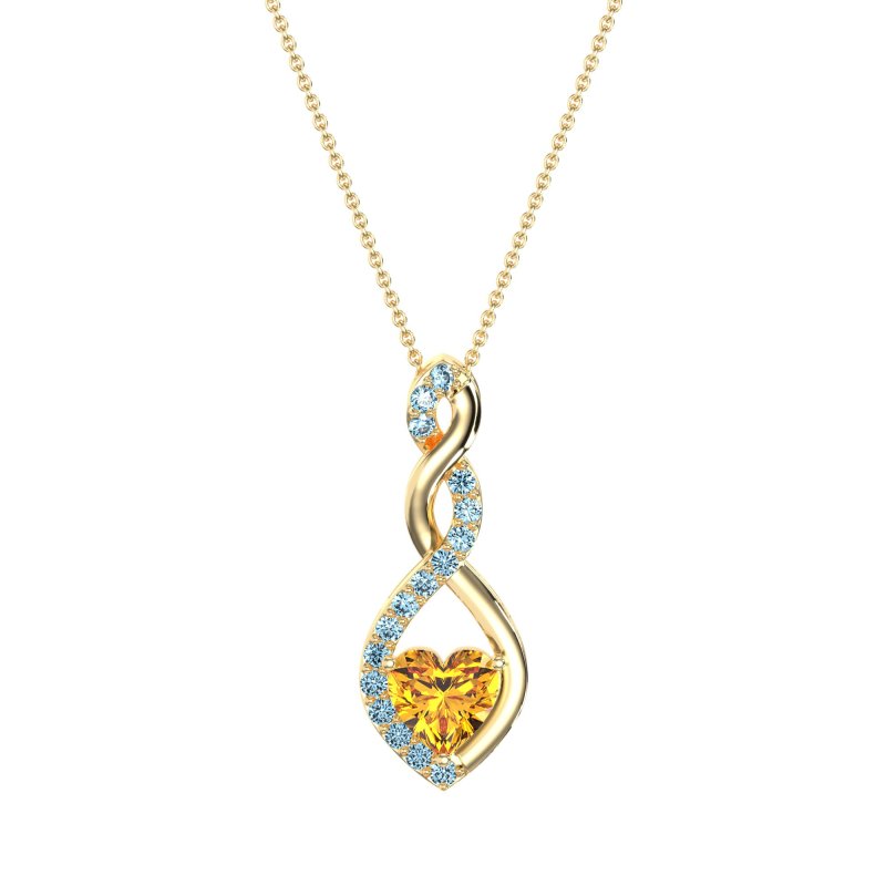 Heart Shape Modern Necklace