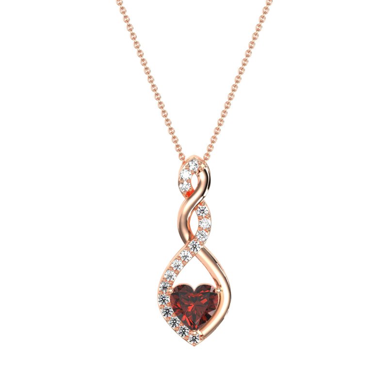 Heart Shape Modern Necklace