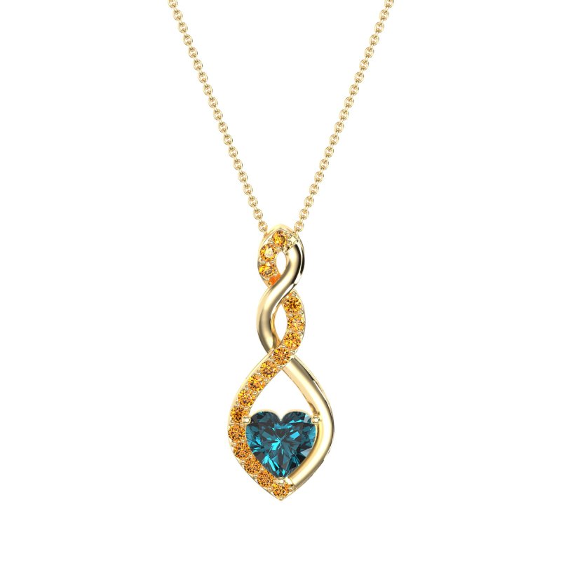 Heart Shape Modern Necklace