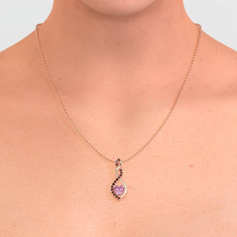 Heart Shape Modern Necklace