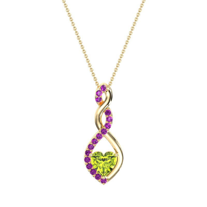 Heart Shape Modern Necklace
