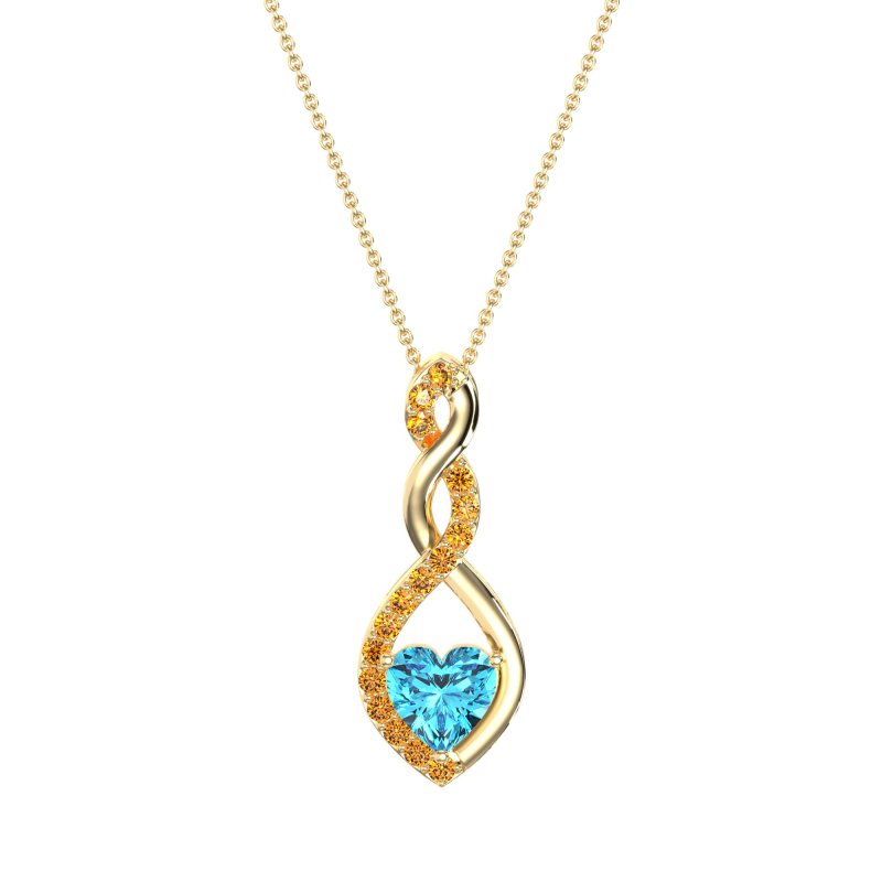 Heart Shape Modern Necklace