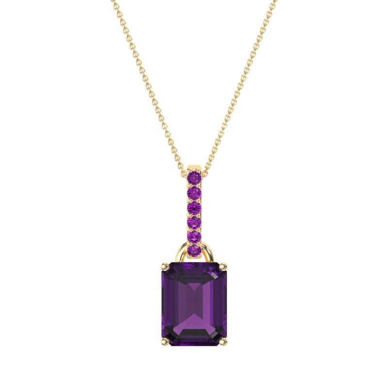 Classic Emerald Cut Necklace