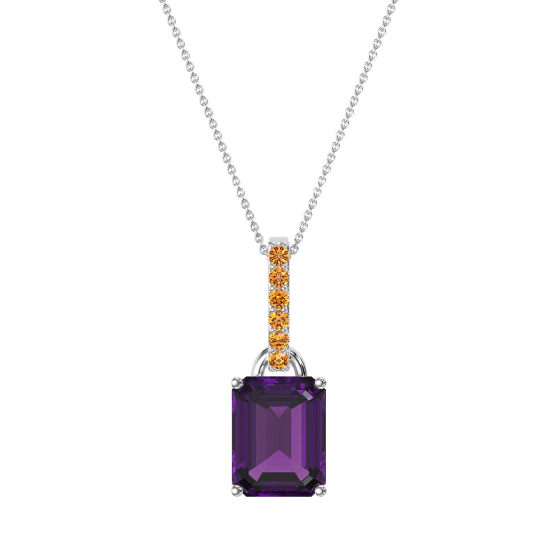 Classic Emerald Cut Necklace