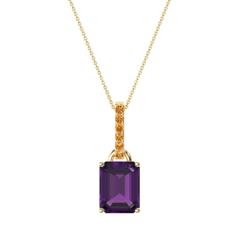 Classic Emerald Cut Necklace