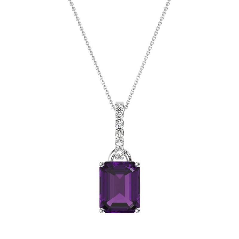 Classic Emerald Cut Necklace