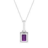 Classic Emerald Cut Necklace