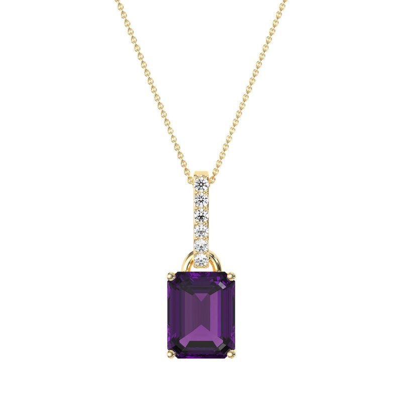 Classic Emerald Cut Necklace
