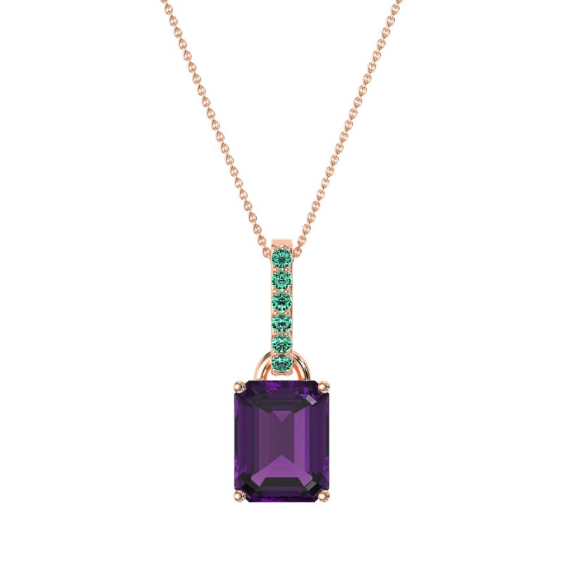 Classic Emerald Cut Necklace