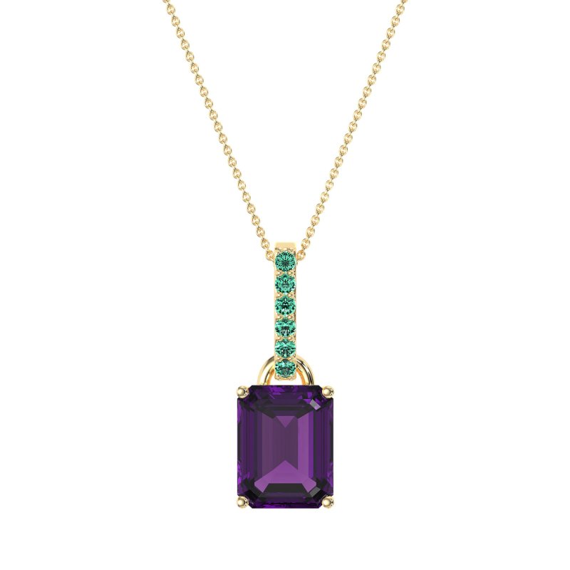 Classic Emerald Cut Necklace