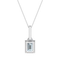 Classic Emerald Cut Necklace