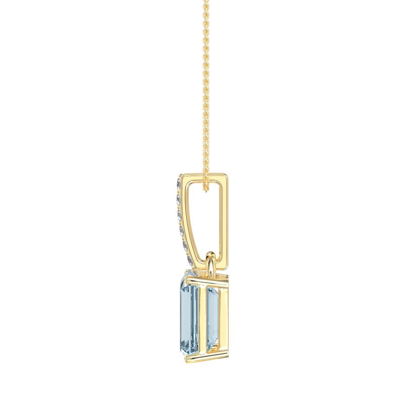 Classic Emerald Cut Necklace