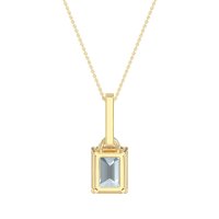 Classic Emerald Cut Necklace