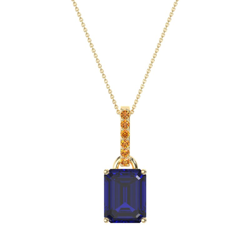 Classic Emerald Cut Necklace