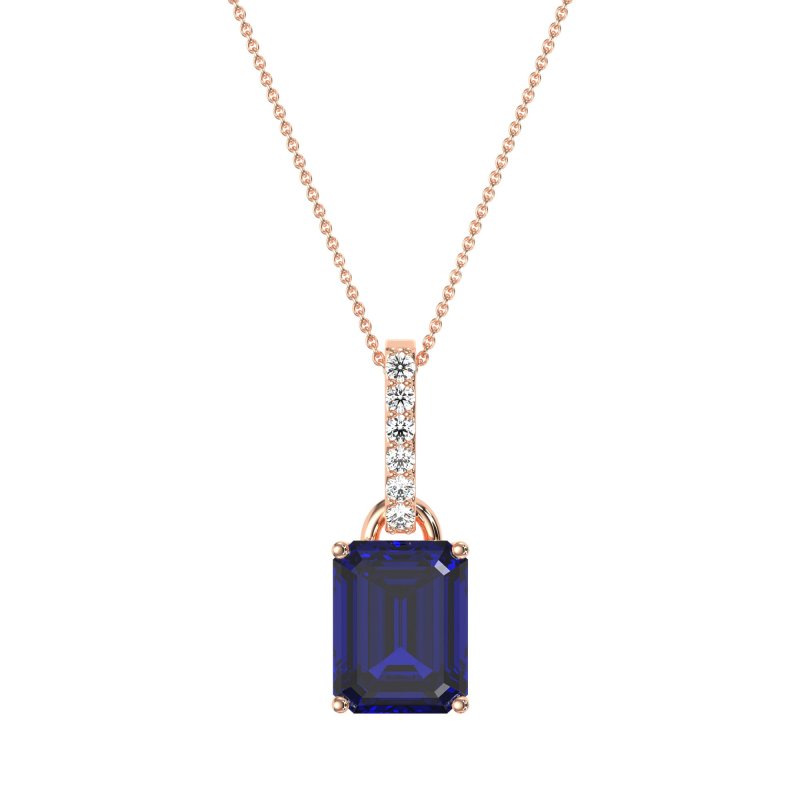 Classic Emerald Cut Necklace