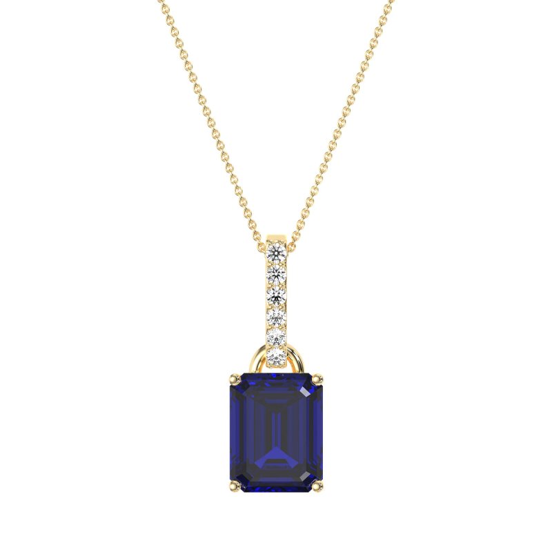 Classic Emerald Cut Necklace