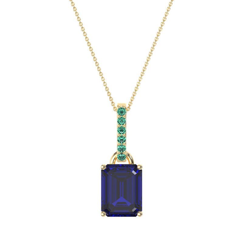 Classic Emerald Cut Necklace