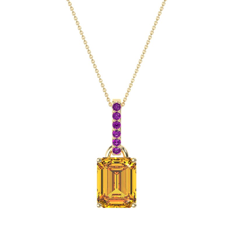 Classic Emerald Cut Necklace