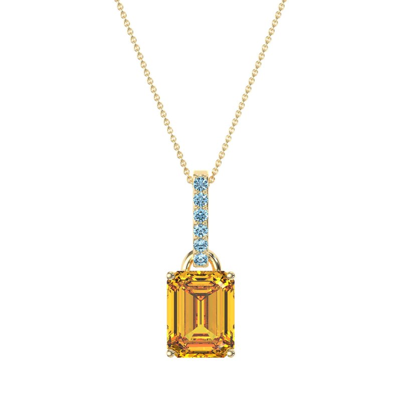 Classic Emerald Cut Necklace