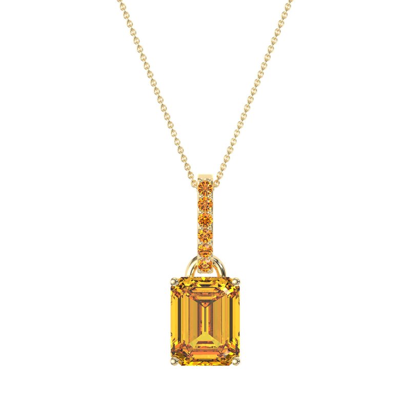 Classic Emerald Cut Necklace
