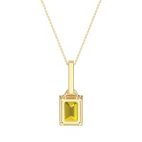 Classic Emerald Cut Necklace