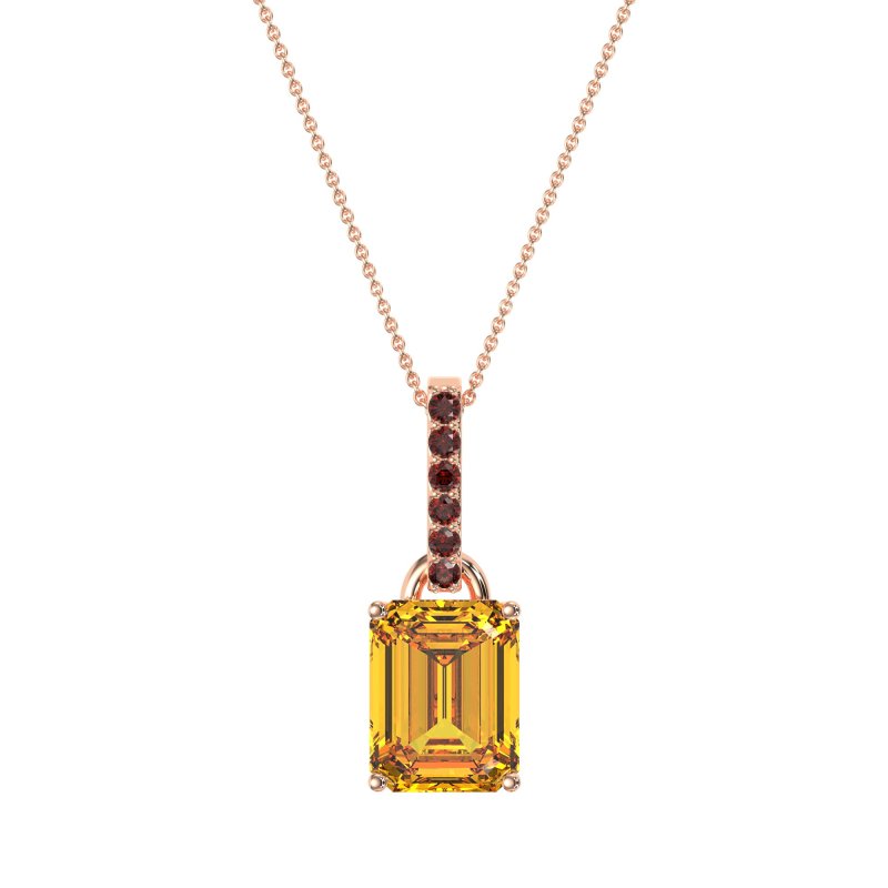 Classic Emerald Cut Necklace