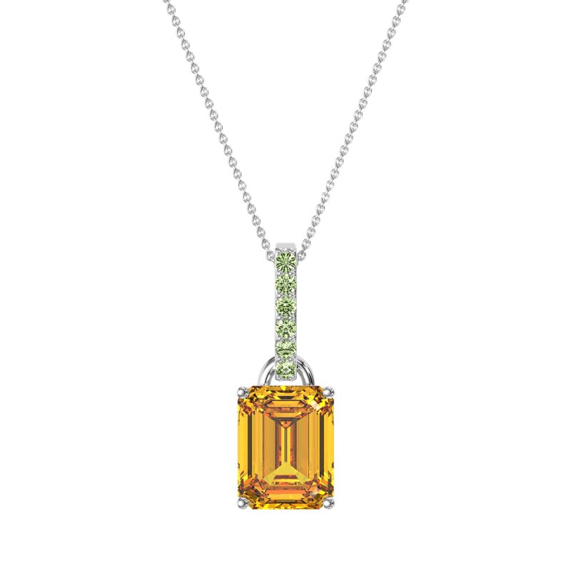 Classic Emerald Cut Necklace