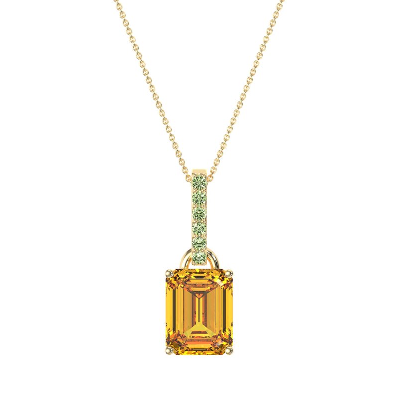 Classic Emerald Cut Necklace