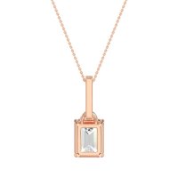 Classic Emerald Cut Necklace