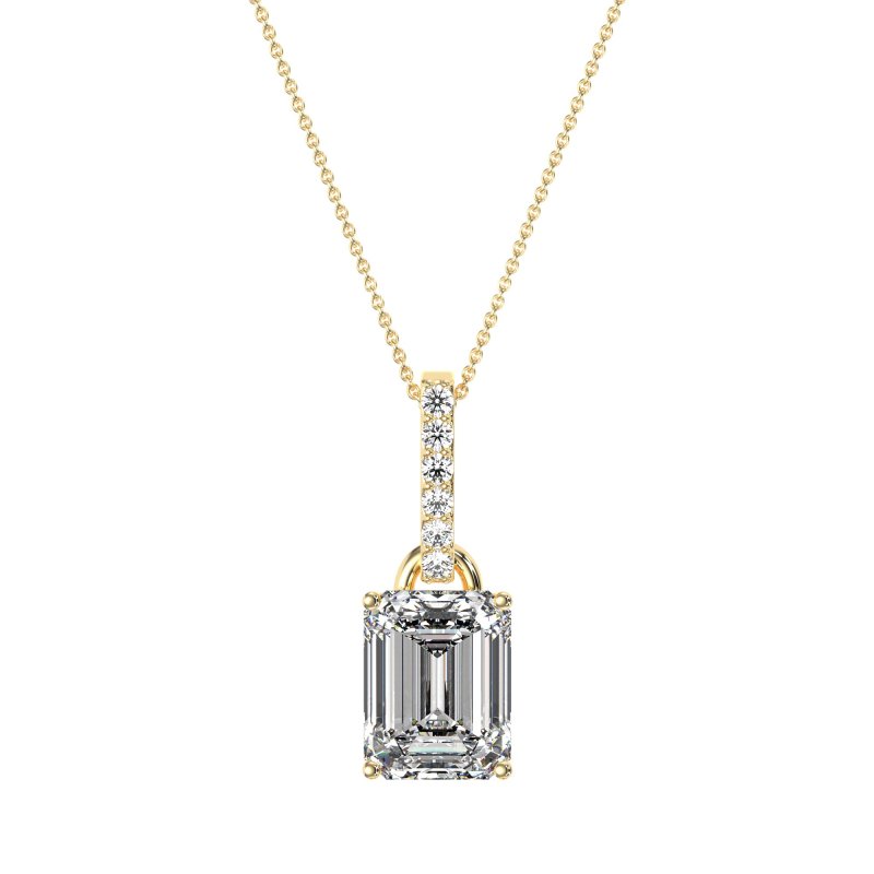 Classic Emerald Cut Necklace