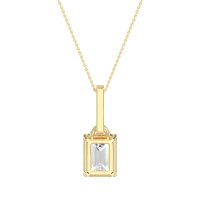 Classic Emerald Cut Necklace