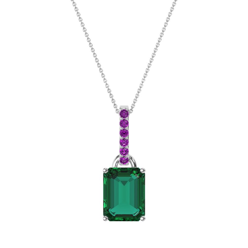 Classic Emerald Cut Necklace