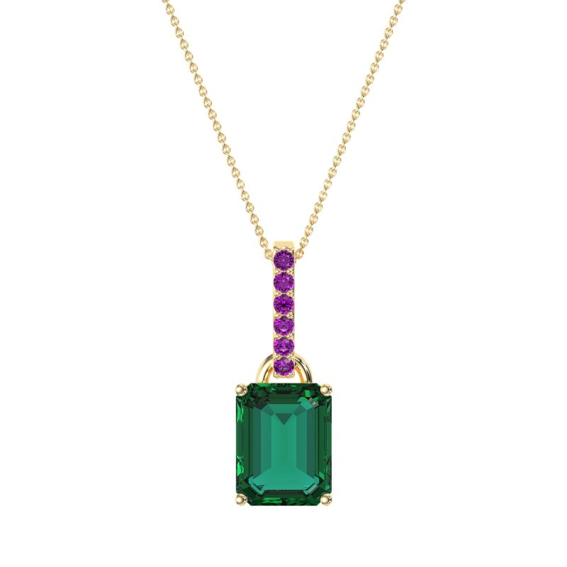 Classic Emerald Cut Necklace