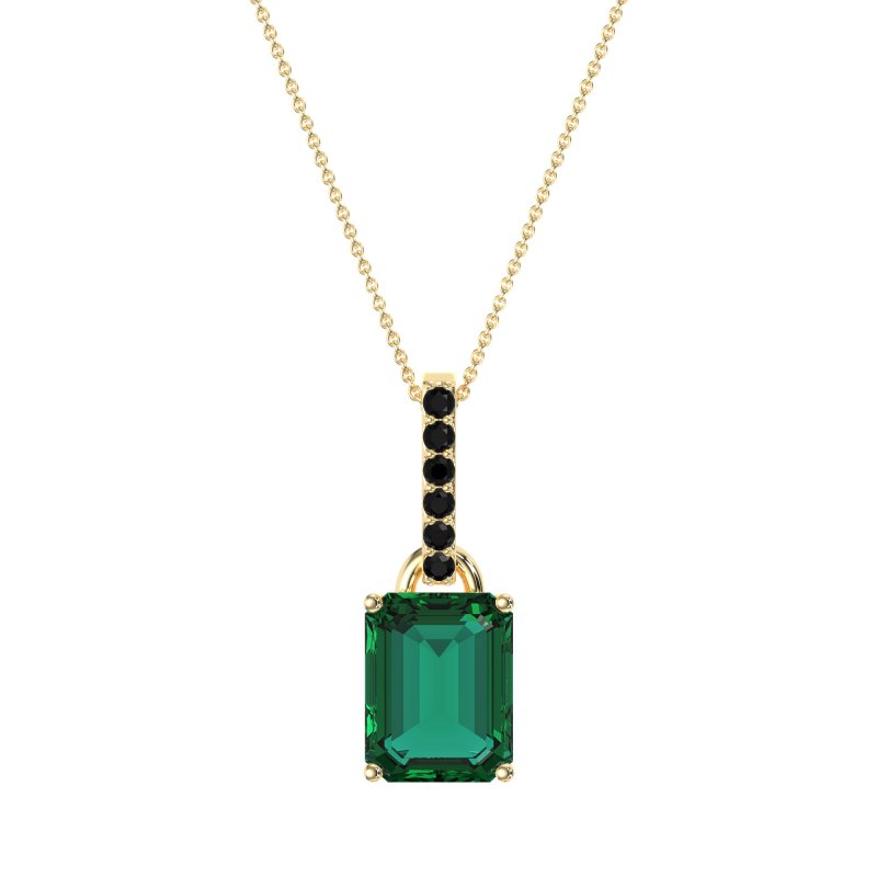 Classic Emerald Cut Necklace